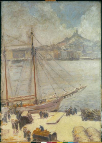 Marseille, kajen av Emile Bernard