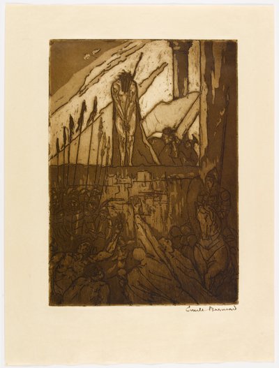 Nr 40 – ”Kristus med törnekrona och klädd i scharlakansrött.” av Emile Bernard