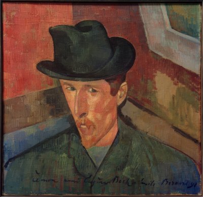 Porträtt av Eugène Boch av Emile Bernard