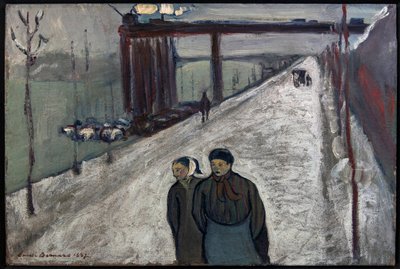 Quai de Clichy - 1887 (olja på duk) av Emile Bernard