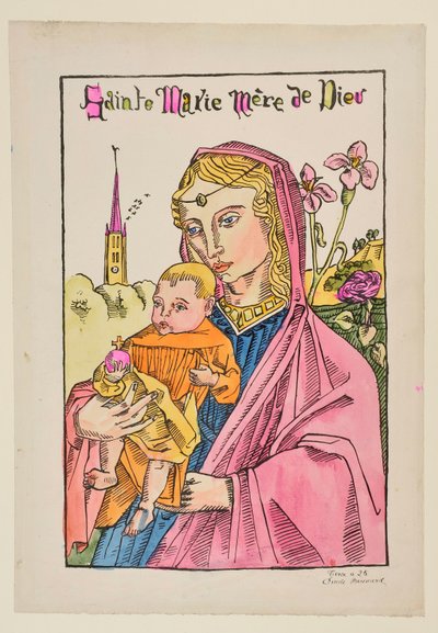 Den heliga Maria, Guds moder, med liljan av Emile Bernard