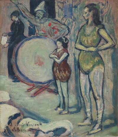 "Saltimbanques" av Emile Bernard, 1887 av Emile Bernard