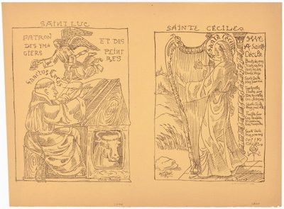 Sankt Lukas av Emile Bernard