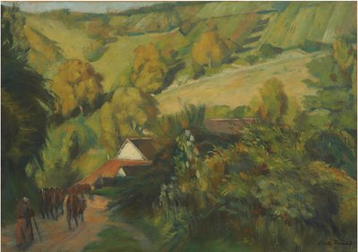 Nedstigningen till Molosmes, 1907 av Emile Bernard