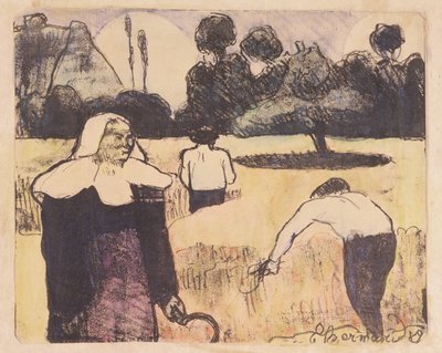 The Harvester, från serien "Les Brettoneries" av Emile Bernard
