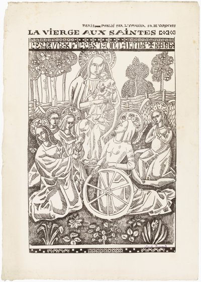 De heliga jungfrurna av Emile Bernard