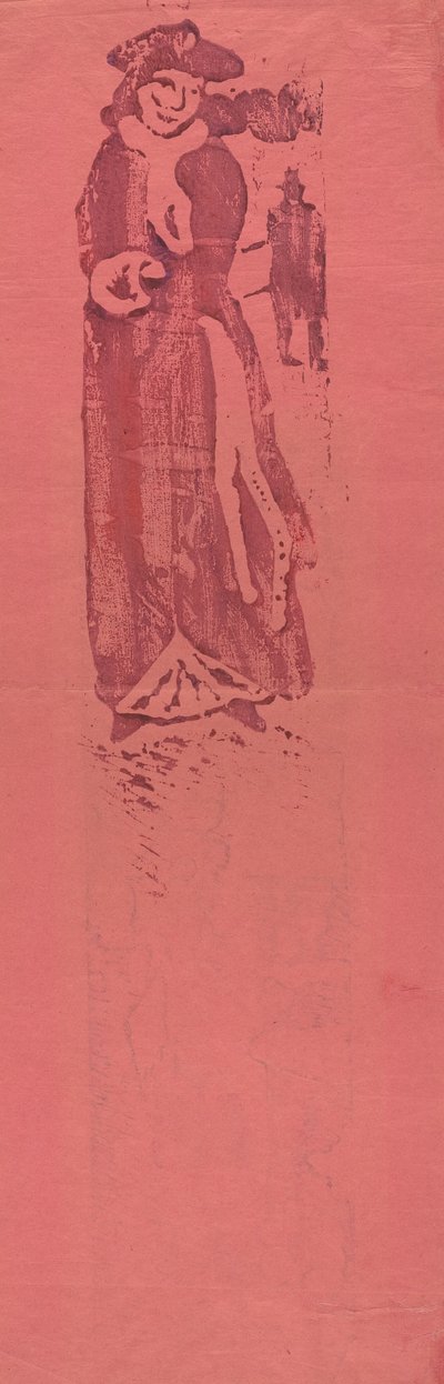 Kvinna med en muff (La Dame au Manchon) av Emile Bernard
