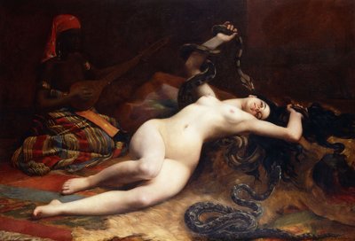 A Charmer (olja på duk) av Emile Cambiaggio