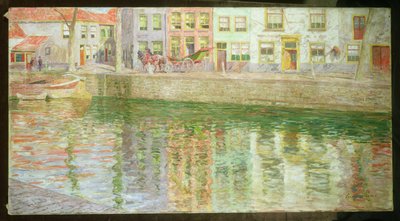 Tvärs över kanalen, 1900 av Emile Claus