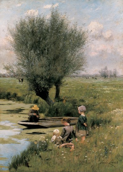 Vid floden av Emile Claus