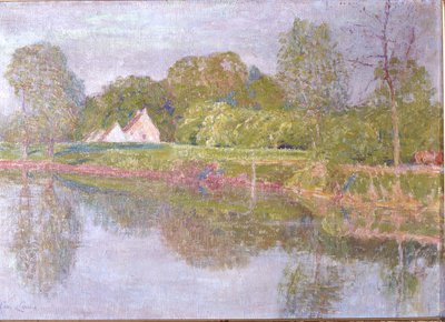 Landskap på Lyset, en morgon i maj 1902 av Emile Claus