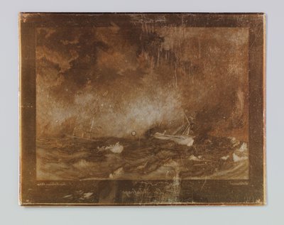 Förlisning Le Naufrage av Emile Frédéric Salmon (signed by artist)