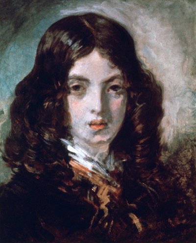 Den lilla rödhåriga tiggaren, 1843 av Emile Isidore Deroy