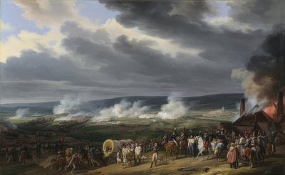 Slaget vid Jemappes. 1821 av Emile Jean Horace Vernet