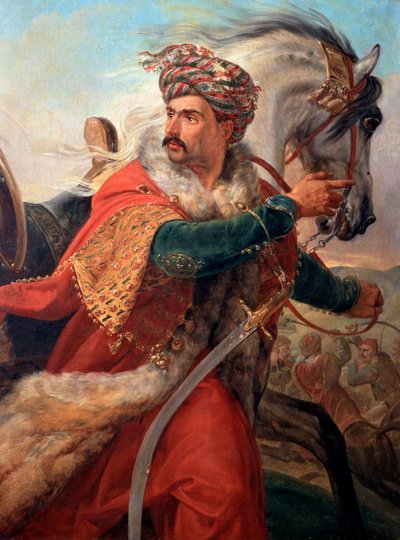 Mameluke, sent 1830-tal. av Emile Jean Horace Vernet