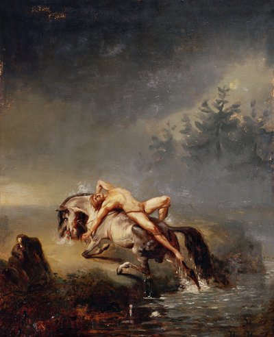 Mazeppa av Emile Jean Horace Vernet