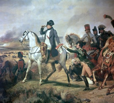 Napoleon vid slaget vid Wagram, 1800-talet. av Emile Jean Horace Vernet