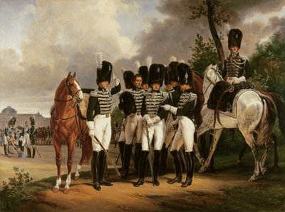 Porträtt av generalmarkisen de Talhout-Roy, 1818-19 av Emile Jean Horace Vernet