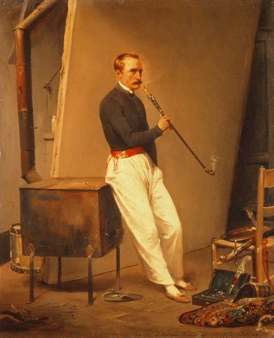 Självporträtt, 1835 av Emile Jean Horace Vernet