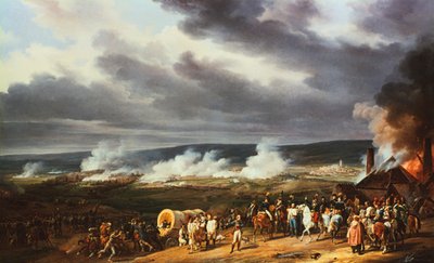 Slaget vid Jemappes, 1792, 1821. av Emile Jean Horace Vernet