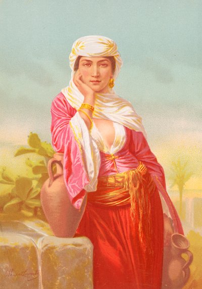 Kvinnan i Samaria av Emile Jean Horace Vernet