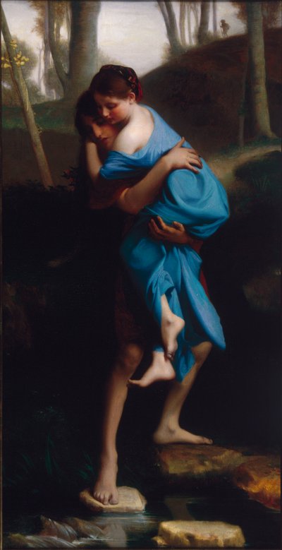 "Paul och Virginia", 1866. av Emile Levy