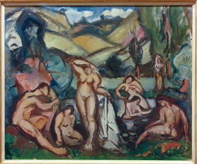 Badande kvinnor av Emile Othon Friesz