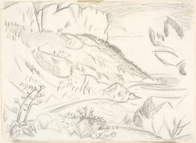 Cap Canaille vid Cassis. av Emile Othon Friesz