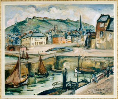 Honfleur av Emile Othon Friesz