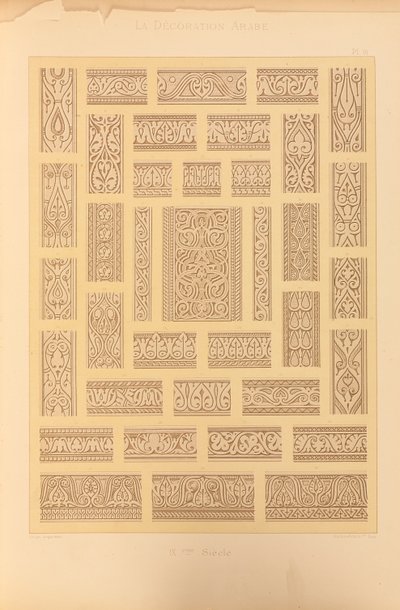 Moskén i Ahmed-ibn-Touloun, 1885 av Emile Prisse dAvennes