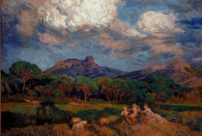 Dryaderna av Marie Auguste Emile Rene Menard