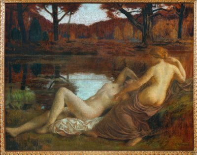 Dryaderna av Marie Auguste Emile Rene Menard
