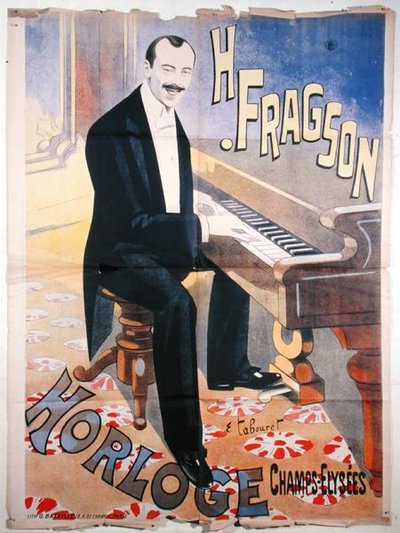 Affisch som annonserar Harry Fragson (1869-1913) på konsert på l