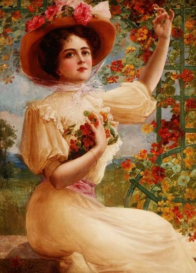 En sommarskönhet av Emile Vernon