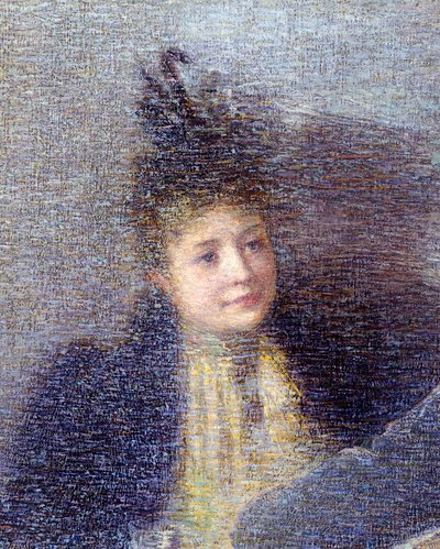 Reflektioner av en hungrig man eller sociala kontraster, av Emilio Longoni, detalj av Emilio Longoni