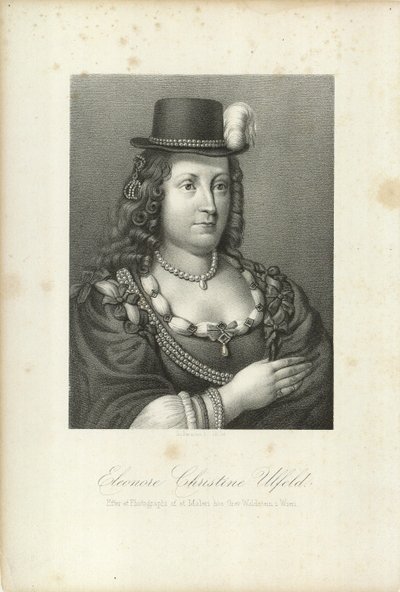Leonora Christina, grevinna Ulfeldt 1621-1698, 1867. av Emilius Ditlev Baerentzen