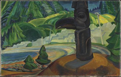 Skidegate, Graham Island, British Columbia av Emily Carr