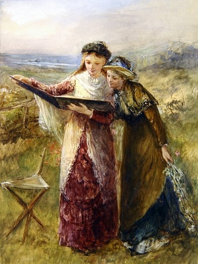 Skissboken (akvarell på papper) av Emily Farmer