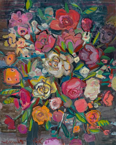 Abundance, 2021 (olja på duk) av Emily Fox King