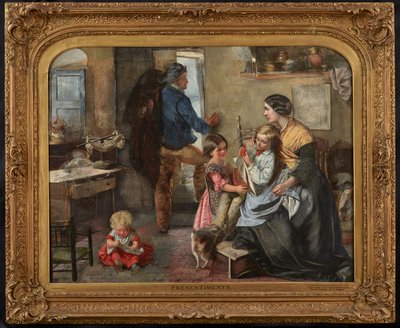 Presentiments (olja på duk) av Emily Mary Osborn