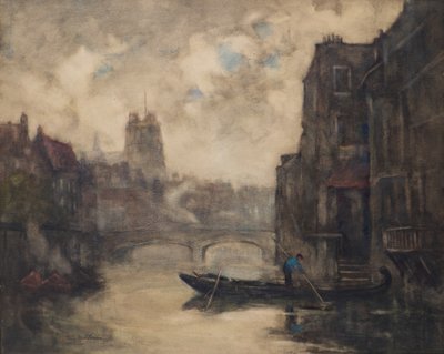 Dordrecht (akvarell) av Emily Murray Paterson