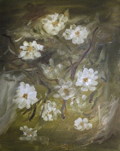 Mjuka vita blommor av Emily Tingey