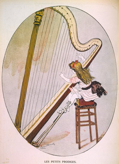 Little Prodigy, graverad av konstnären från LAssiette Au Beurre, pub. juli 1907 av Emmanuel Barcet