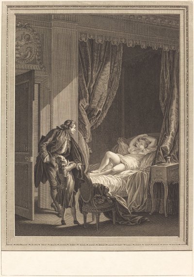 Morgon av Emmanuel Jean Nepomucène de Ghendt after Pierre Antoine Baudouin
