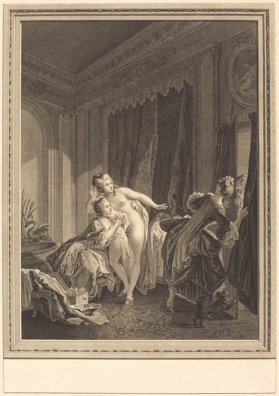 Kväll av Emmanuel Jean Nepomucène de Ghendt after Pierre Antoine Baudouin