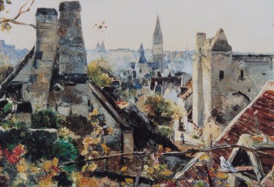 Beaulieu-lès-Loches oktober 1880-89 (olja på duk) av Emmanuel Lansyer