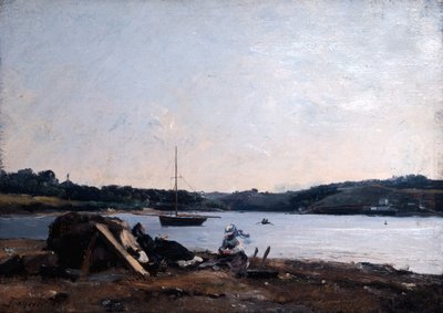 Flodens mynning, 1868. av Emmanuel Lansyer