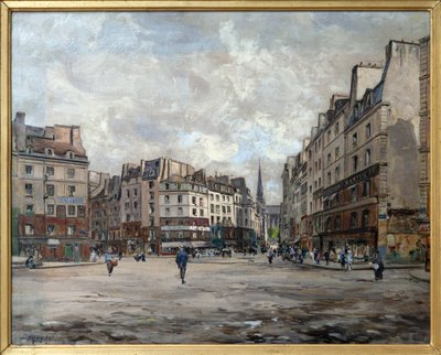 Place Maubert 1888, Painting a l