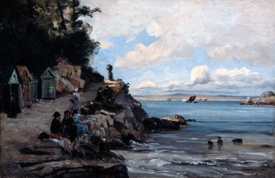 Lördag på Womans Bathing Beach, 1876. av Emmanuel Lansyer