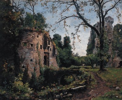 Bastion des Ormes, interiören av Château de Clisson av Emmanuel Lansyer